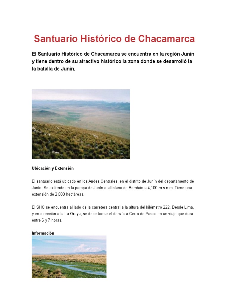 Santuario Hist rico de Chacamarca - 1