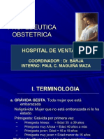 PROPEDEUTICA OBSTETRICA