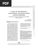 Grau de Dependências de Idosos