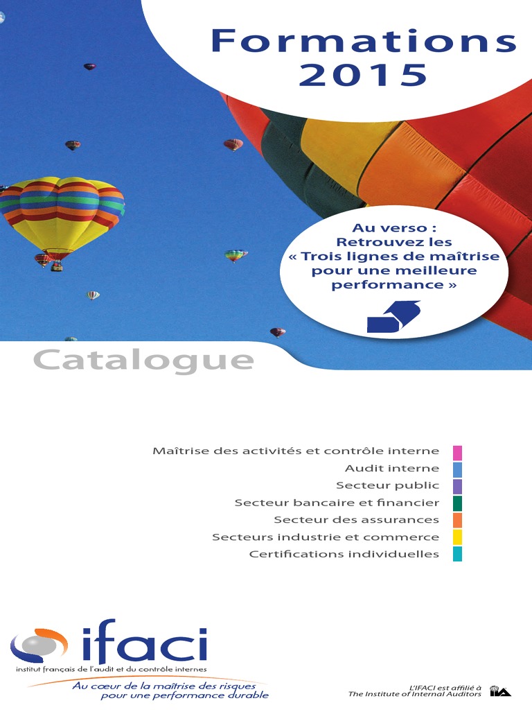 Catalogue Formation IFACI 2015 Version Finale PDF | PDF | Audit interne ...