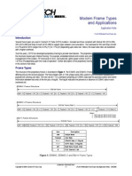 Modem Frame Types and Applications