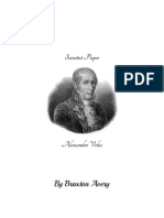 Alessandro Volta, Scientist Paper