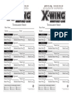 Tournament Sheet Tournament Sheet: Match 1 Match 1