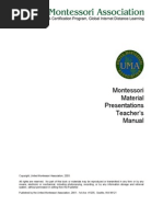 Download Montessori Material Presentations Teachers Manual by Carmen Beatriz SN263671187 doc pdf