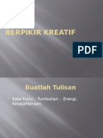 Berpikir Kreatif