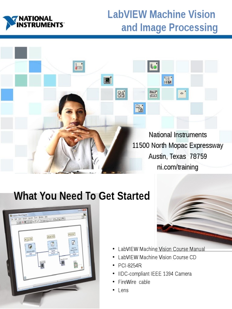 LabVIEW Machine Vision Day 1 PDF Optical Resolution Video