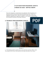 Evaluation of a Flat Room From Ergonomic Aspects
