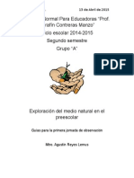 Guía de Observación - Exploración