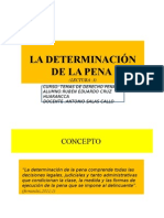 La Determinacio v n de La Pena en El Peru