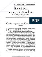 Acción Española (Madrid) - 8-1935, N.º 78 Arte y Estado Giménez Caballero