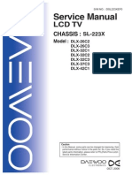 9619 Daewoo DLX-26C2-C3 DLX-32C1-C2-C3 DLX-37C3 DLX-42C1 Chassis SL-223X Televisor LCD Manual de Servicio