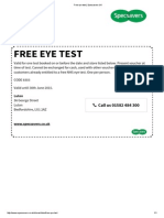 Free Eye Test - Specsavers UK
