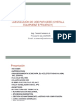 La Evolución Del OEE Por OEEE Overall Equipment Efficiency Ing Oscar Carrasco