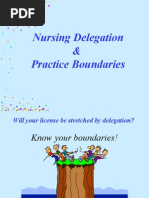 Nursing Delegation & Practice Boundaries