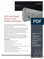Low Voltage Power Circuit Breaker Switchgear