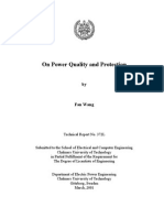 On Power Quality and Protection