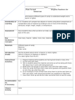 Standards of Learning Plan Format Virginia Teachers For Tomorrow