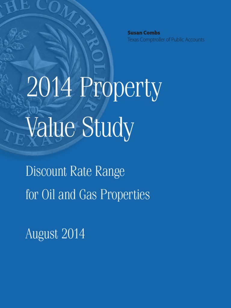 2014 Texas Oil & Gas Discount Rates | PDF | Discounted Cash Flow | Real ...