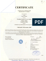 Zertifikat - OE 100 Standard