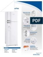 Refrigerador Frost Free com dispenser de água
