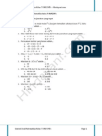 Contoh Soal Matematika Kelas 7 SMP MTs