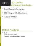 Defect Classification and Analysis