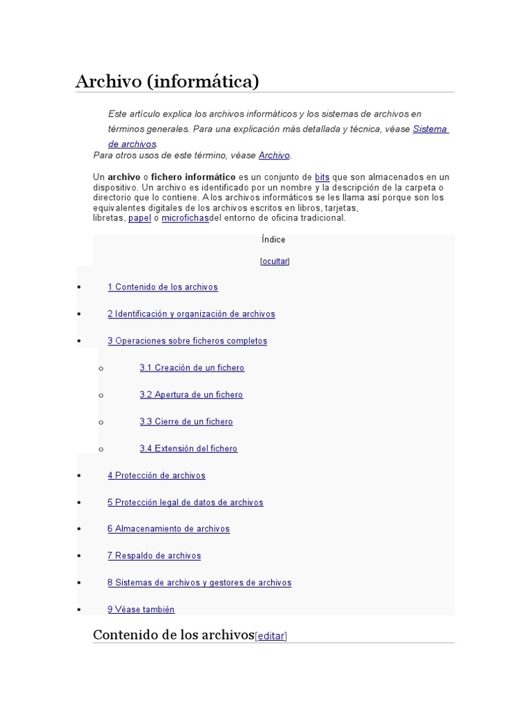 Informatica | PDF | Archivo de computadora | Arquitectura de Computadores