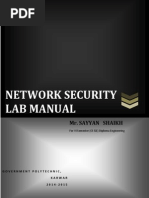 Download Network Security Lab Manual by sayyan SN263731462 doc pdf