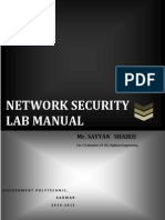 Network Security Lab Manual