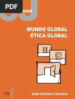 CJ 118, Mundo Global, Etica Global - Joan Carrera i Carrera