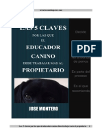 Ebook Las 5 Claves Por Las Que El Educador Canino Debe Trabajar Más Al Propietario PDF