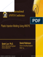 2008 Int ANSYS Conf Plactic Injection Molding