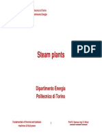 Steam Plants: Dipartimento Energia Politecnico Di Torino