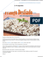 Desfiando Frango em 10 Segundos - Blog Da Mimis