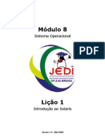 Projeto JEDI - Sistema Operacional - Solaris - Java - 110 páginas