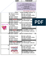 OXF May Class Schedule