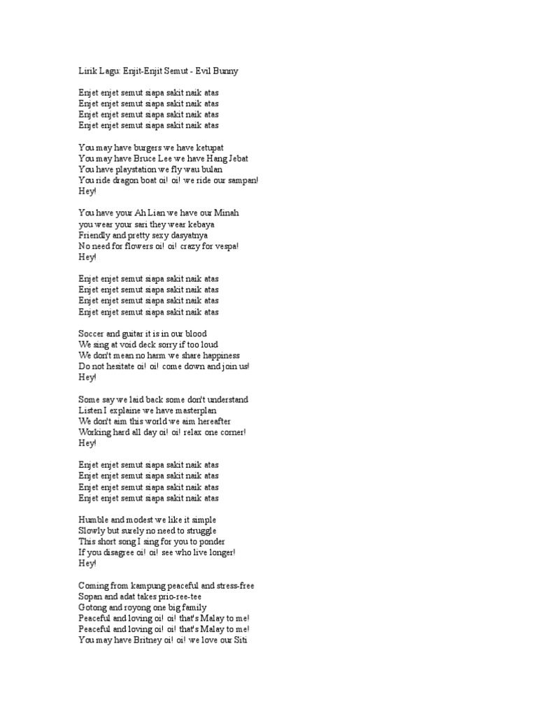 Teks Lagu We Are The World - Berbagai Teks Penting