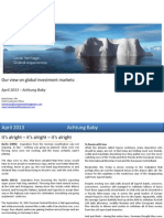 Global Market Outlook April 2013