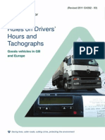 Rules On Drivers Hours and Tachographs Goods Vehicles in GB and Europe
