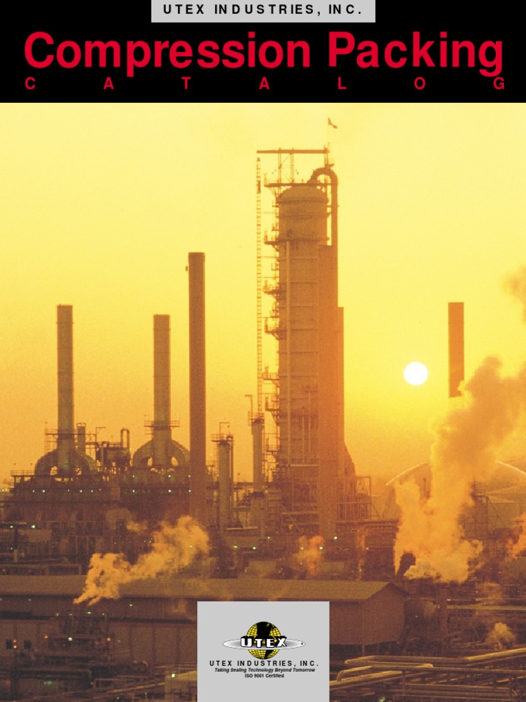 Utex Compression Packing | PDF | Lubricant | Manmade Materials