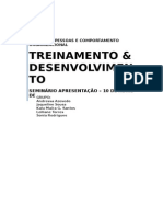 Seminario t&d Conteúdo Sobre Treinamento