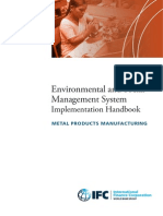 Environmental and Social Management System (ESMS) Implementation Handbook - METAL PRODUCTS MANUFACTURING