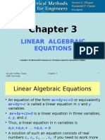 Linear Algebraic Equations: by Lale Yurttas, Texas A&M University 1