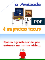 Agradecimento pela amizade e apoio incondicional