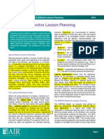 TEAL Lesson Planning