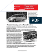 Monovolúmenes Citroën Evasion, Fiat Ulysse, Lancia Zeta y Peugeot 806