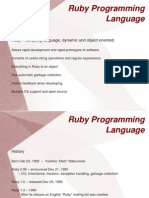 Ruby Programming Language