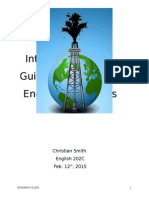 Internet Resource Guide For Petroleum Engineering Majors: Christian Smith English 202C Feb. 12, 2015