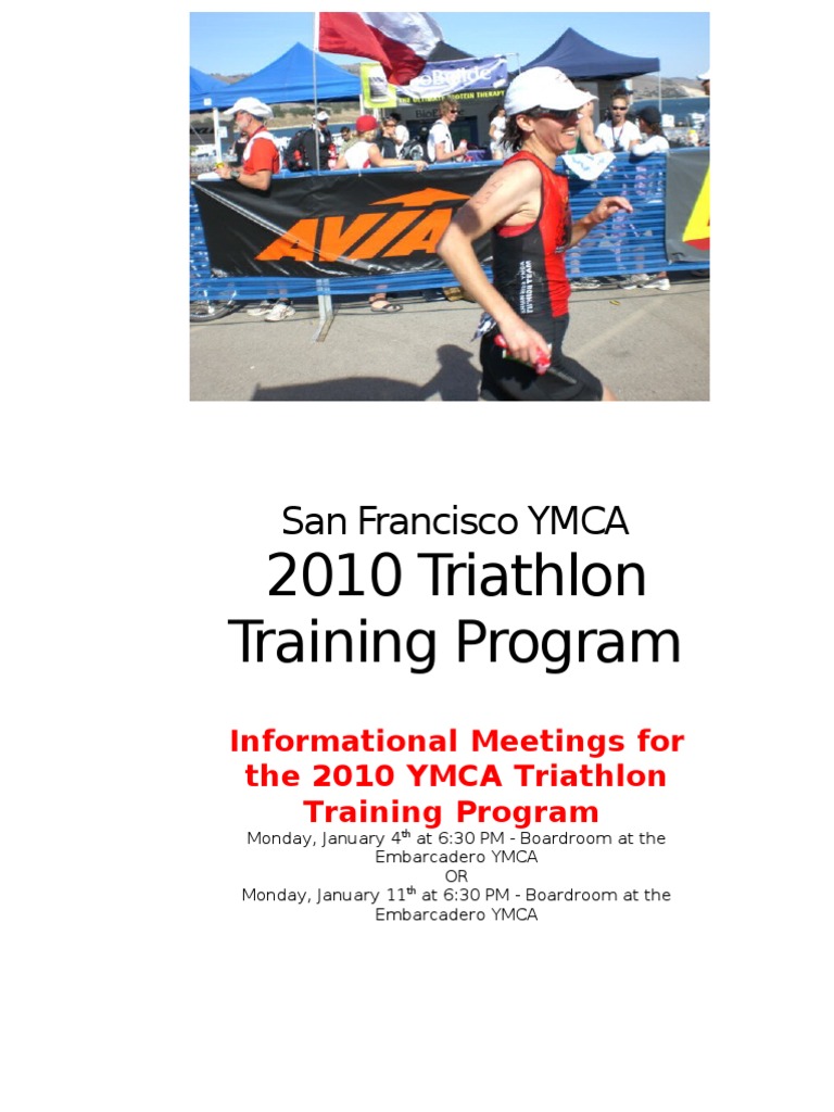 2010 Triathlon Training Program | PDF | Ironman Triathlon | Triathlon