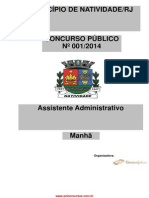 Assistente Administrativo - Natividade - Prova PDF